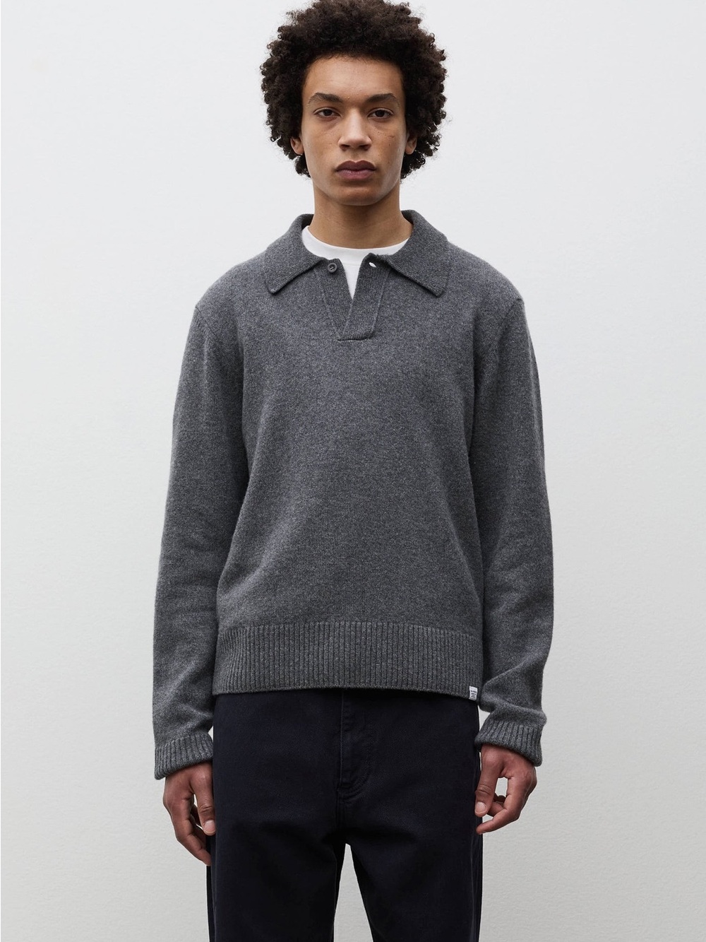 Norse Projects Anholt Lambswool Polo Size Small